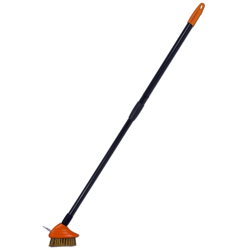 Brosse pour sols à Eau télescopique de 115 à 180 cm, BMI, pour le nettoyage  des terrasses et pavés grâce à sa brosse dure