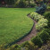 Bordure de jardin flexible verte - 5 cm x 10 mètres avec 20 piquets d’ancrage